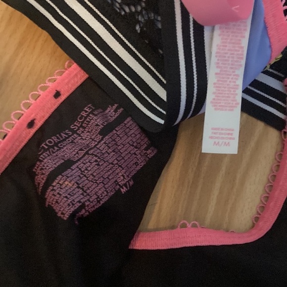 Victoria's Secret Black and Pink Lace Set - Picture 2 of 4